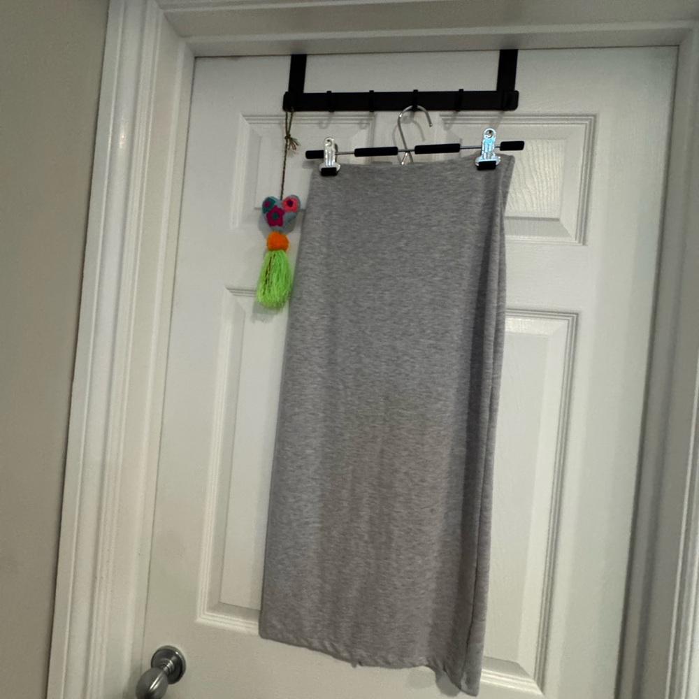 Wilfred Light Gray Pencil Skirt